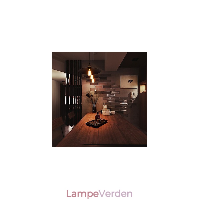 Europæisk stil Retro Klassisk Pendel Art Droplight Giv Pære Diameter 30CM