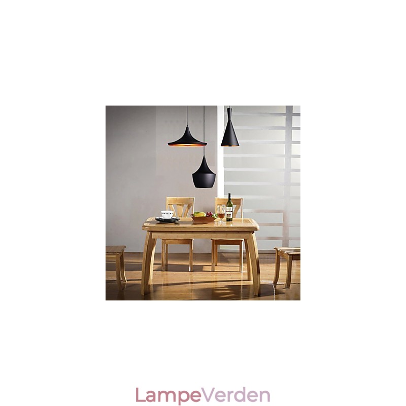 Strømlinet pendel i sort