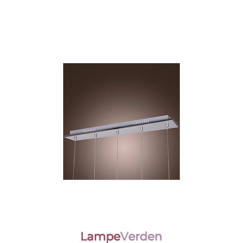 Moderne moderne ø-krystal-krom pendel