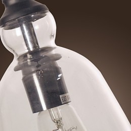 Traditionel klassisk vintage skål, elektrobelagt pendel i ministil