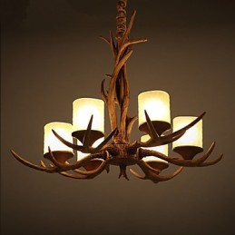 Lysekrone Pendel Light Vintage Resin
