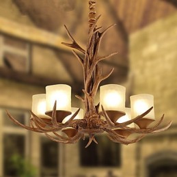 Lysekrone Pendel Light Vintage Resin