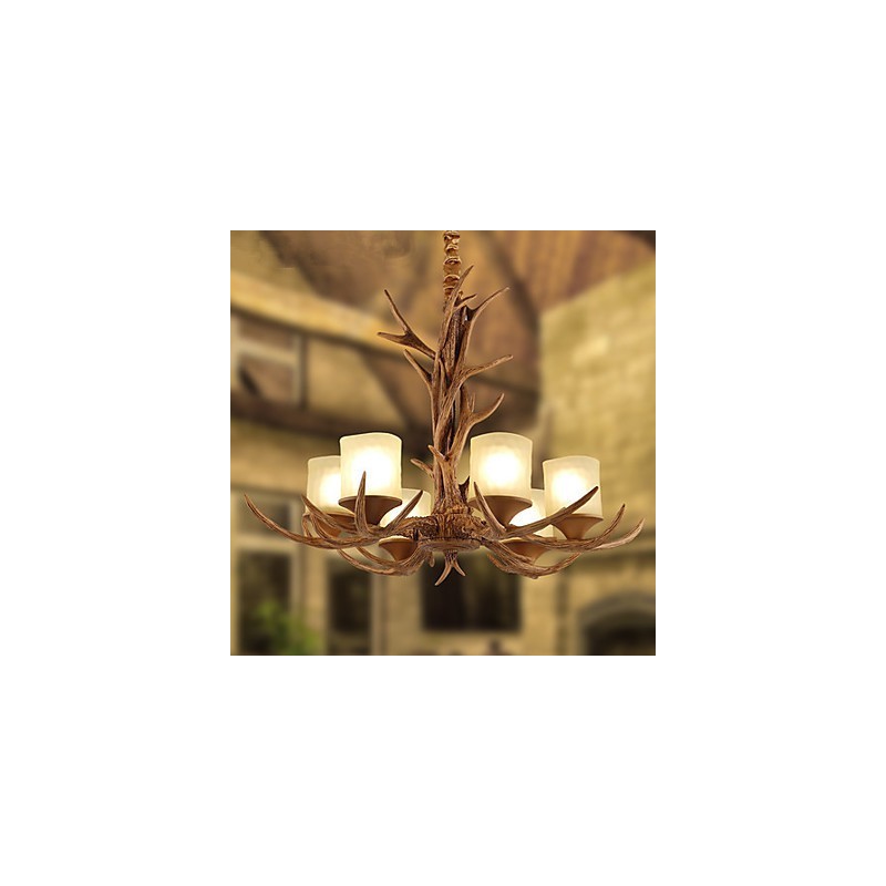 Lysekrone Pendel Light Vintage Resin