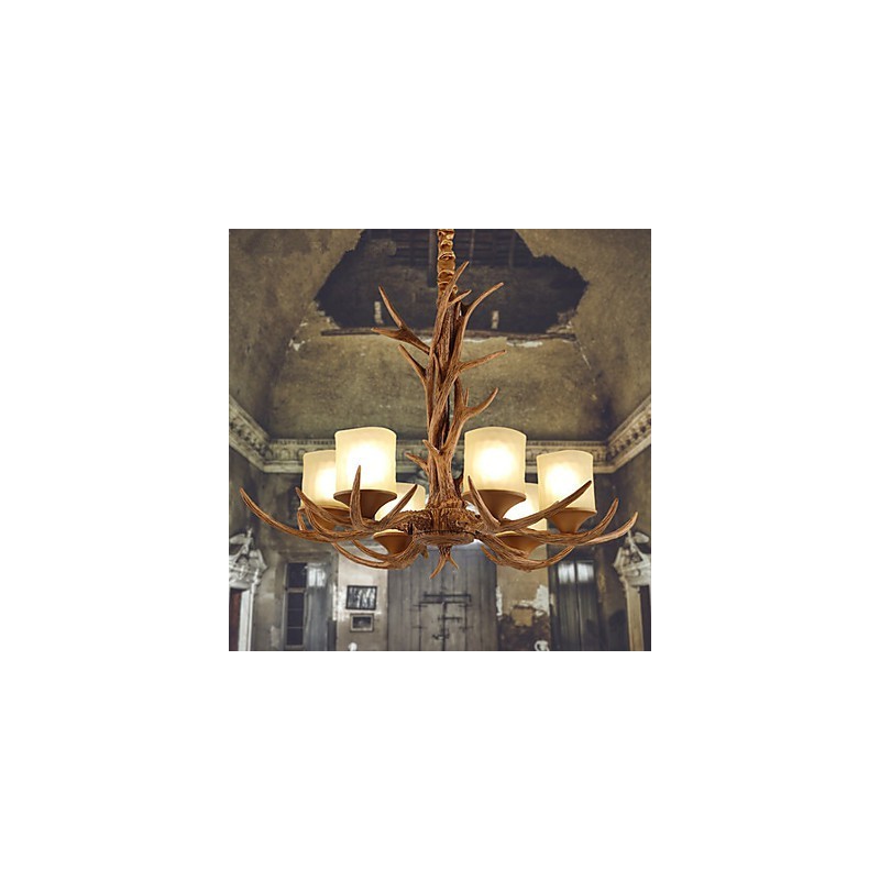 Lysekrone Pendel Light Vintage Resin