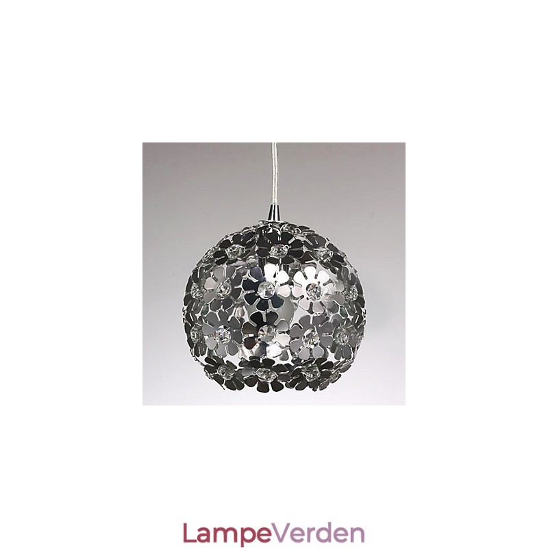 Moderne moderne Globe Crystal Mini Style galvaniseret pendel