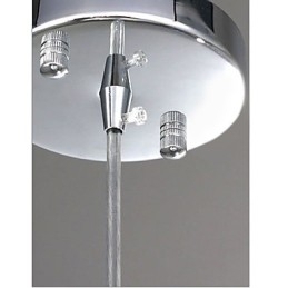 Moderne moderne Globe Crystal Mini Style galvaniseret pendel
