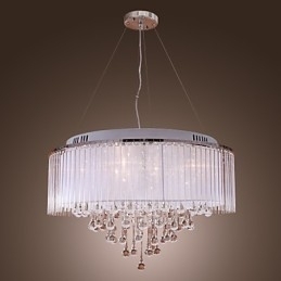 Moderne moderne tromle krystal galvaniseret pendel