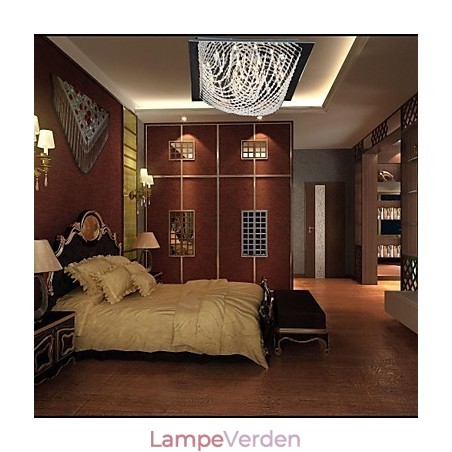 Traditionel klassisk krystal krom metal lysekrone Traditionel klassisk krystal krom metal lysekrone