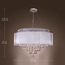 Moderne moderne tromle krystal galvaniseret pendel
