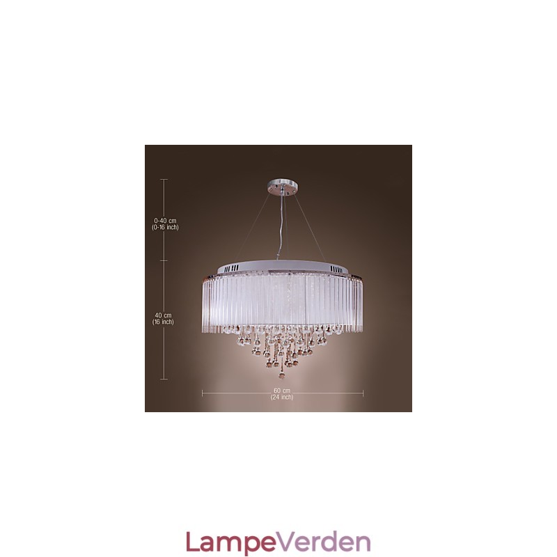 Moderne moderne tromle krystal galvaniseret pendel