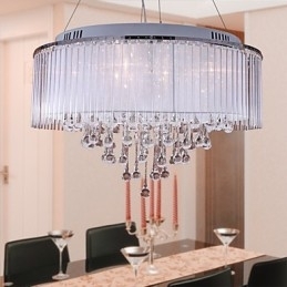 Moderne moderne tromle krystal galvaniseret pendel
