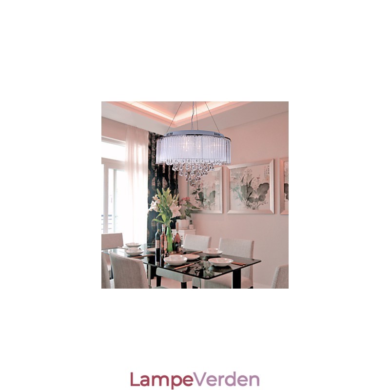 Moderne moderne tromle krystal galvaniseret pendel