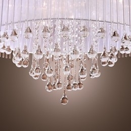 Moderne moderne tromle krystal galvaniseret pendel
