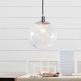 Traditionel klassisk globe pendel i mini stil
