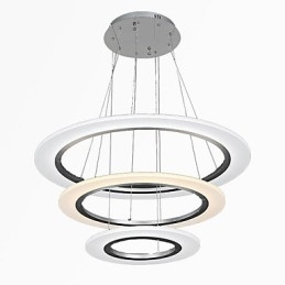 3 Ring DIY Form Akryl Pendel Loft Lamper Lysekrone Armaturer med