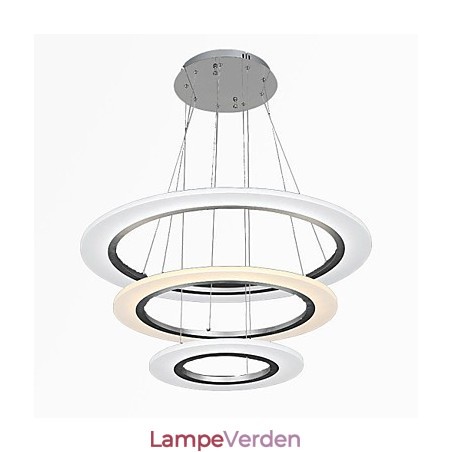 3 Ring DIY Form Akryl Pendel Loft Lamper Lysekrone Armaturer med