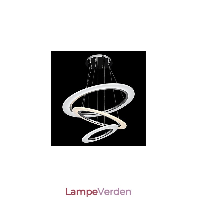 3 Ring DIY Form Akryl Pendel Loft Lamper Lysekrone Armaturer med