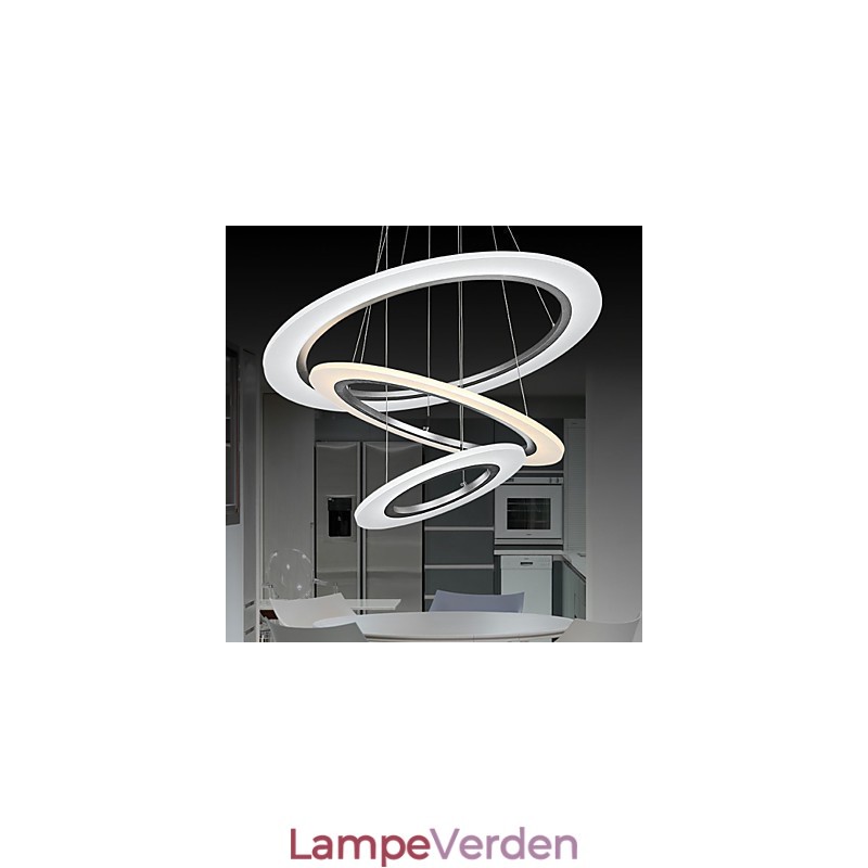 3 Ring DIY Form Akryl Pendel Loft Lamper Lysekrone Armaturer med