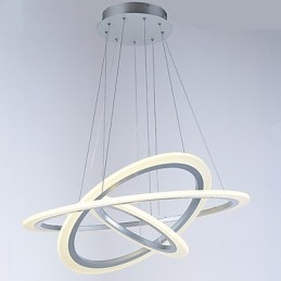 3 Ring DIY Form Akryl Pendel Light Loftlamper Lysekrone Belysning