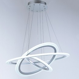 3 Ring DIY Form Akryl Pendel Light Loftlamper Lysekrone Belysning