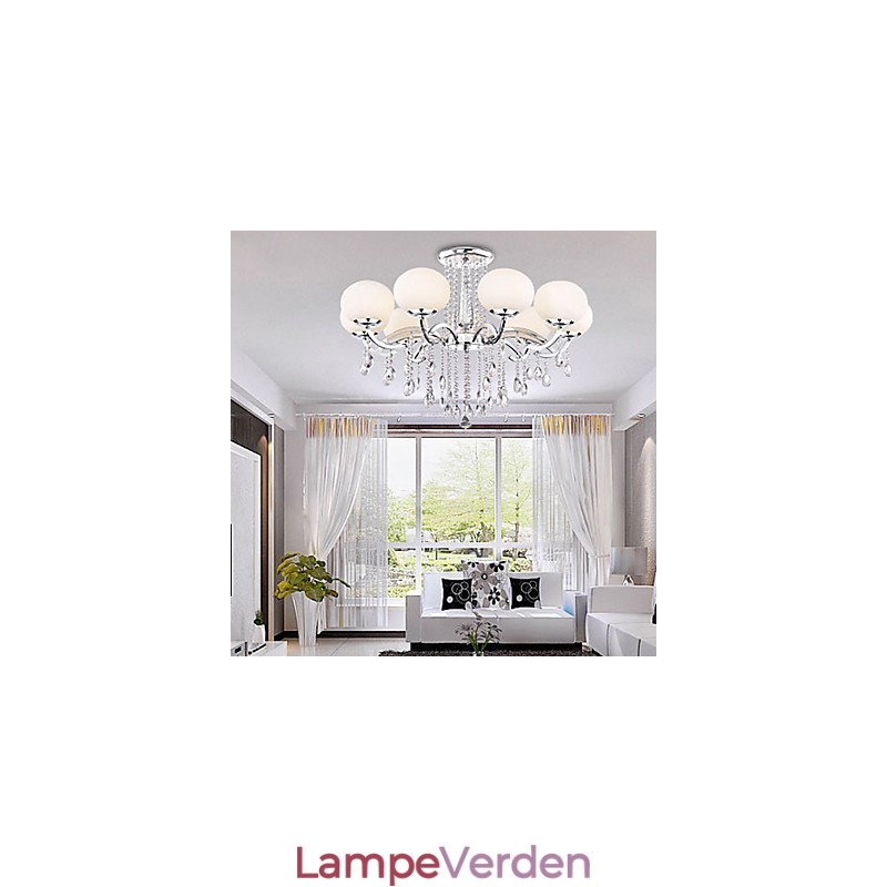 Lysekrone Krystal Luksus Modern Living 9 lys