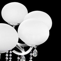 Lysekrone Krystal Luksus Modern Living 9 lys