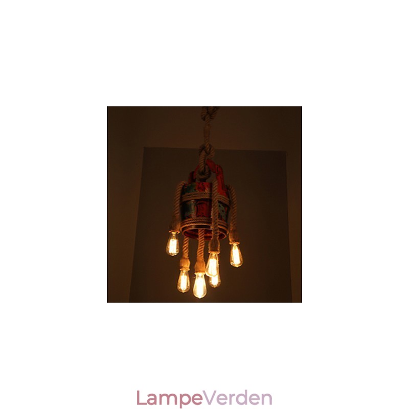 American Country Hamp Pavilion Lysekrone Lysekrone Retro mønster af patenterede produkter