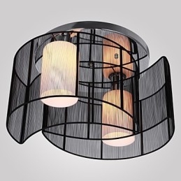 Loftslampe Moderne Design 2 Lys Sort