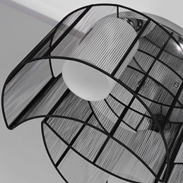 Loftslampe Moderne Design 2 Lys Sort