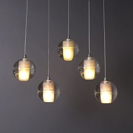 All Over The Sky Star Bocci Droplight Aurora Borealis Moderne glaskrystallampe