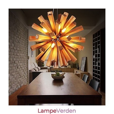 Pendellamper Country Wood Bambus