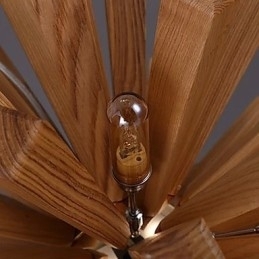 Pendellamper Country Wood Bambus