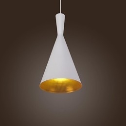 Moderne moderne retro land maleri metal pendel lys