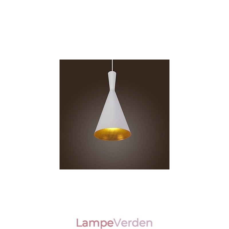 Moderne moderne retro land maleri metal pendel lys