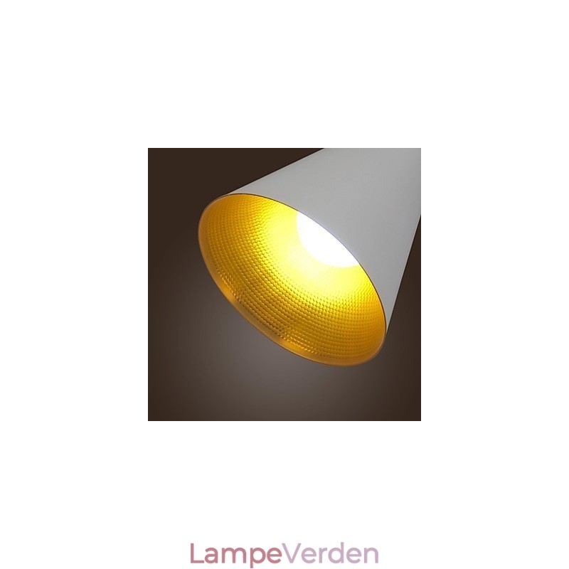 Moderne moderne retro land maleri metal pendel lys