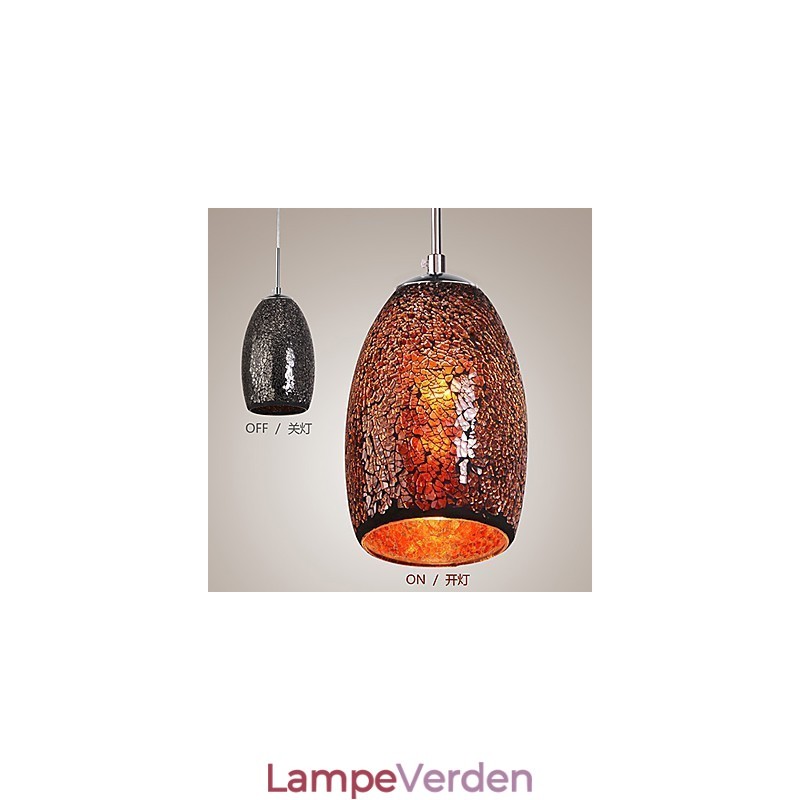 Traditionel klassisk vintage maleri metal pendel lys