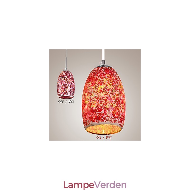 Traditionel klassisk vintage maleri metal pendel lys