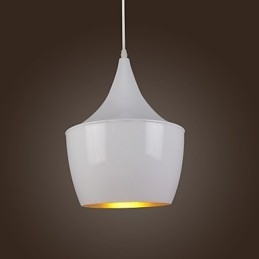 Moderne moderne retro land maleri metal pendel lys