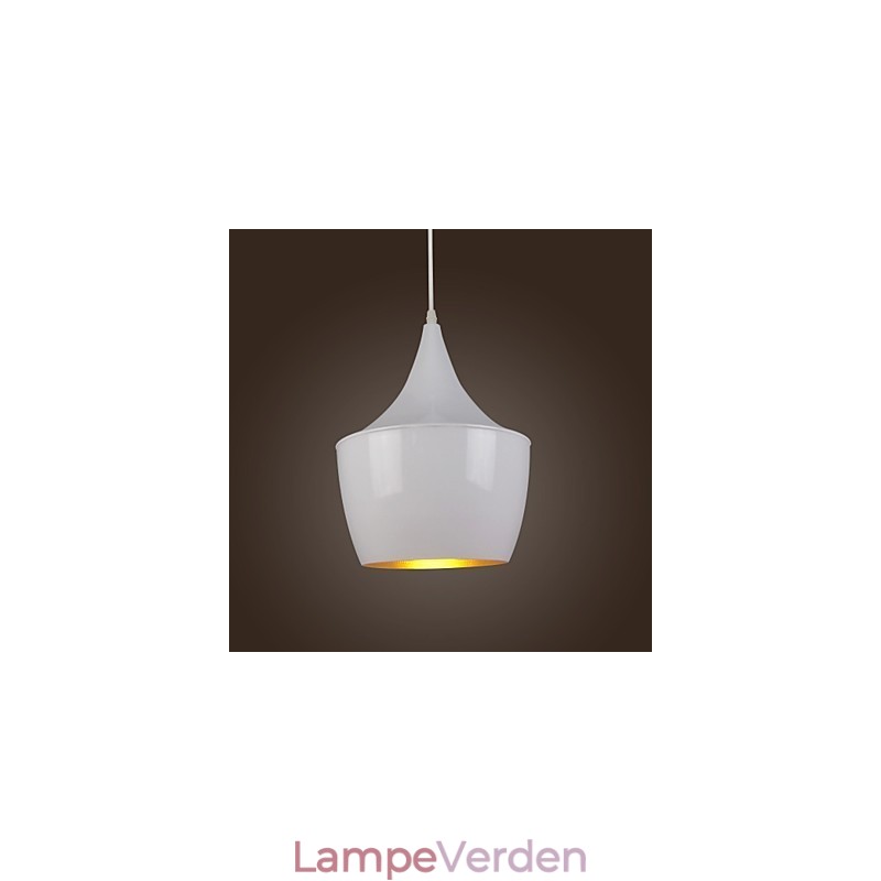 Moderne moderne retro land maleri metal pendel lys