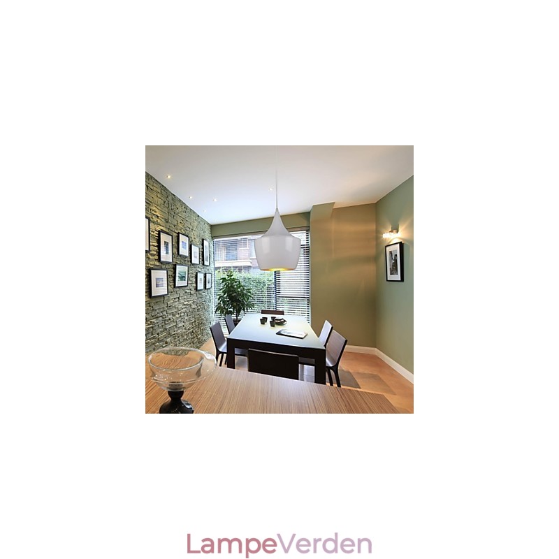 Moderne moderne retro land maleri metal pendel lys