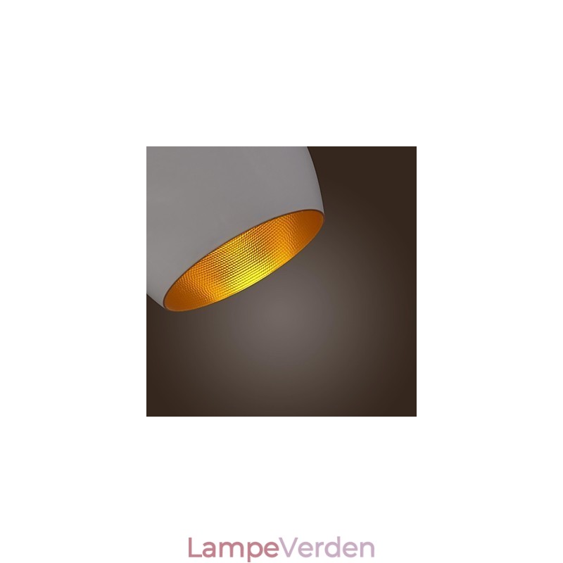 Moderne moderne retro land maleri metal pendel lys
