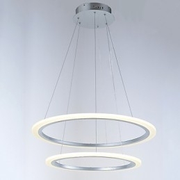 Moderne 2 Rings Pendel Lysekrone Lysarmaturer med