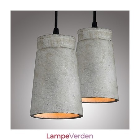 Nordisk Minimalistisk Retro Pendel Cement Vintage Lampe Belysningsarmatur Nordisk Minimalistisk Retro Pendel Cement Vintage Lampe Belysningsarmatur