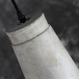 Nordisk Minimalistisk Retro Pendel Cement Vintage Lampe Belysningsarmatur