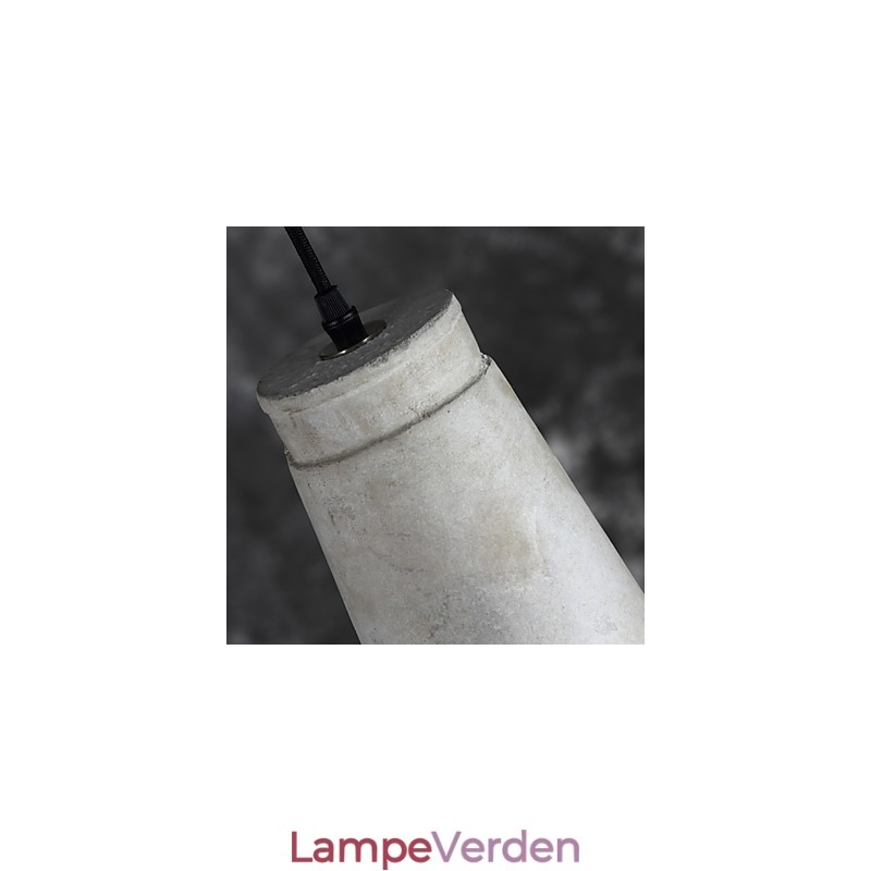 Nordisk Minimalistisk Retro Pendel Cement Vintage Lampe Belysningsarmatur