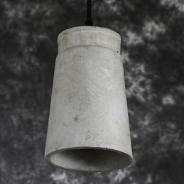 Nordisk Minimalistisk Retro Pendel Cement Vintage Lampe Belysningsarmatur