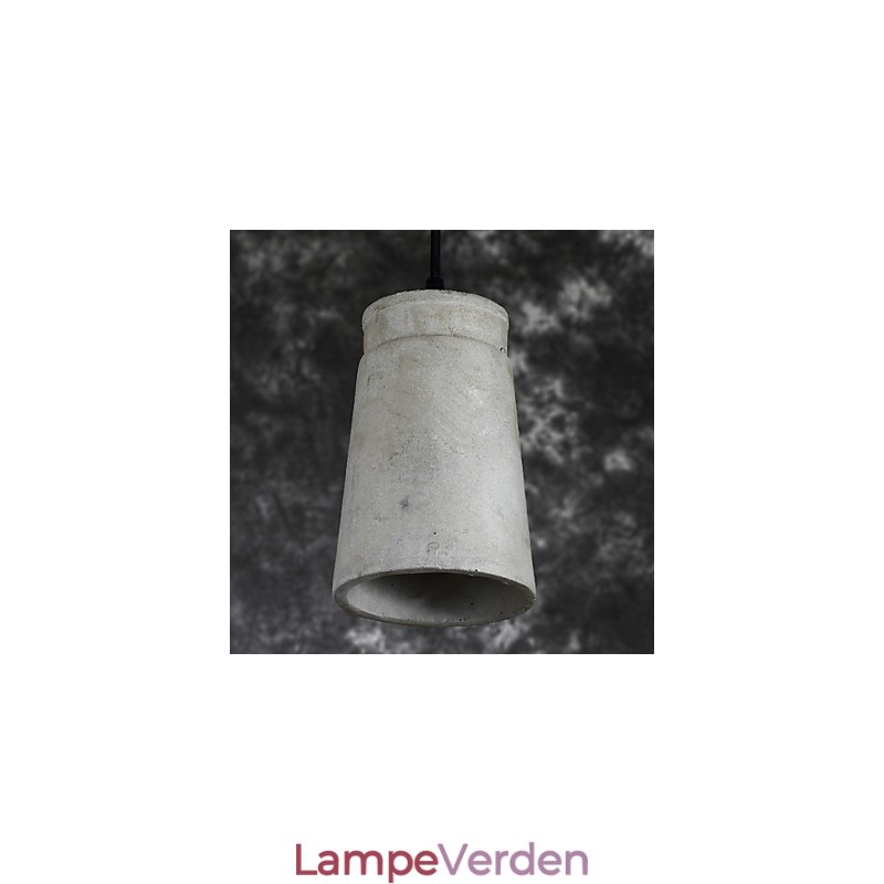 Nordisk Minimalistisk Retro Pendel Cement Vintage Lampe Belysningsarmatur