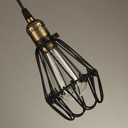 Pendellamper Vintage amerikansk landstil genskaber gamle måder smedejern lille bur droplight