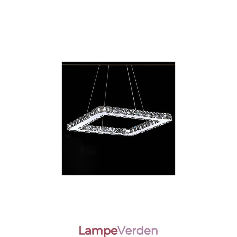 Moderne moderne krystal galvaniseret metal lysekrone