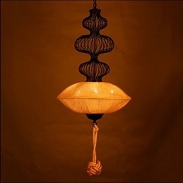 Nordic Retro Industrial Hamp Creative Birdcage Lamper